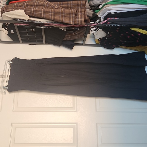 Lioness Blue Lush Strapless Linen-Blend Maxi Dress - Picture 5 of 9